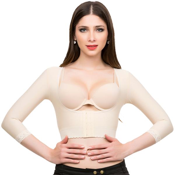 Kompressionsweste mit offener Büste, schwarz, Gr. XS