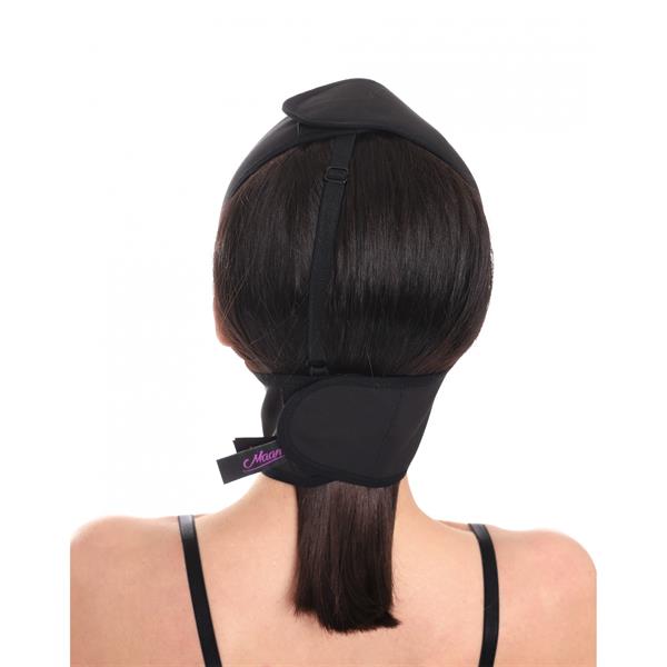 MAAM Gesichtsmaske, mittlere Halslänge, XL, schwarz
