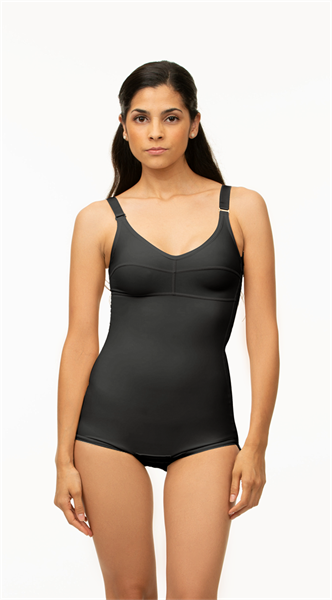 Kompressionsbody mit BH mit verkürztem Oberkörper